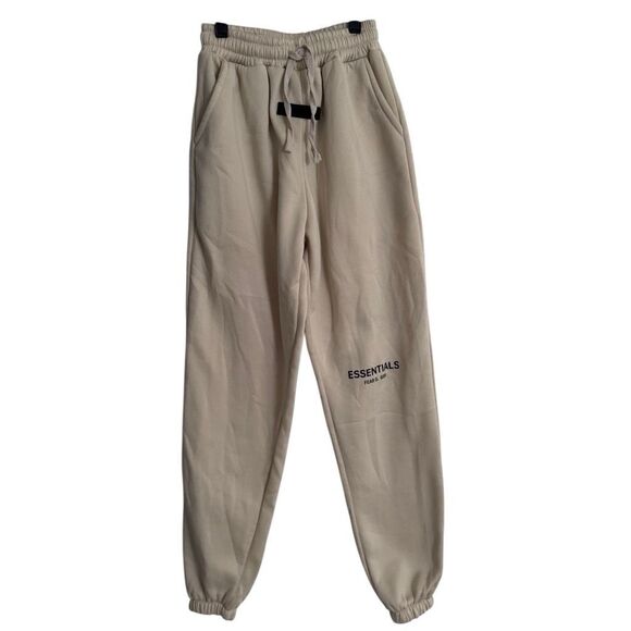 Fear of God ESSENTIALS Kids Core Fleece Sweatpants Beige - Picture 1 of 4